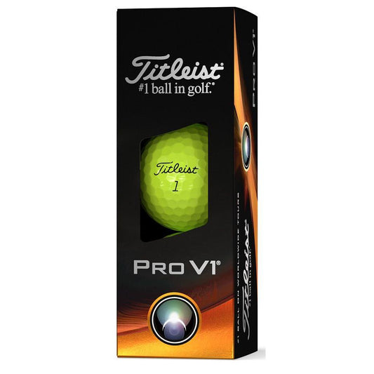 Titleist PRO V1, žluté golfové míčky