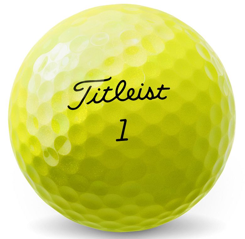 Titleist PRO V1, žluté golfové míčky