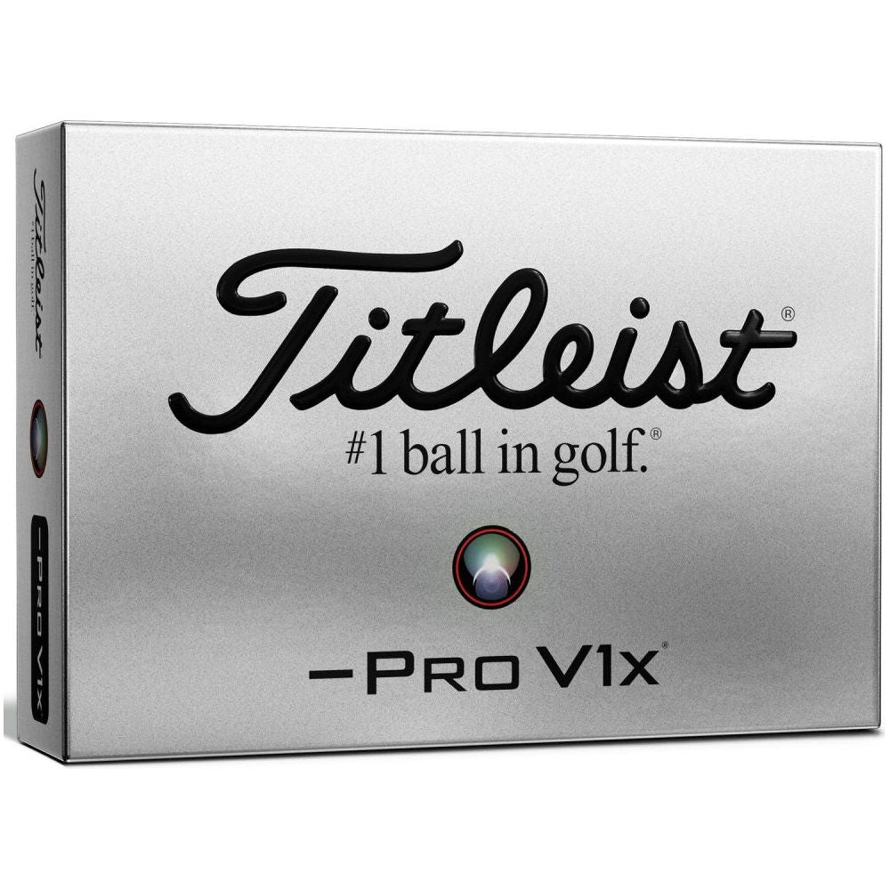 Titleist PRO V1x Left Dash, bílé golfové míčky