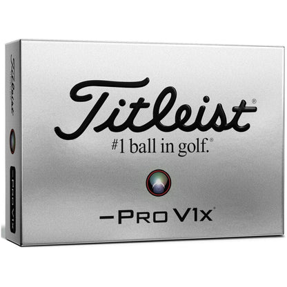 Titleist PRO V1x Left Dash, bílé golfové míčky