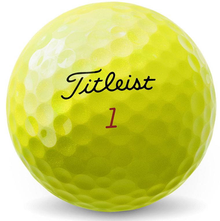 Titleist PRO V1x, žluté golfové míčky
