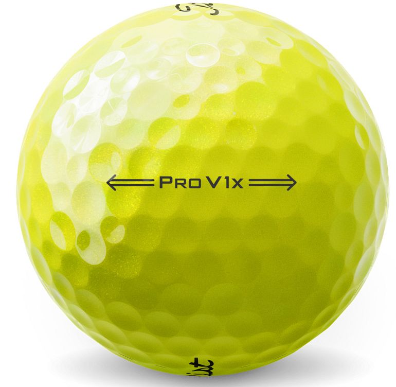 Titleist PRO V1x, žluté golfové míčky