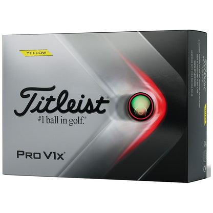 Titleist PRO V1x, žluté golfové míčky