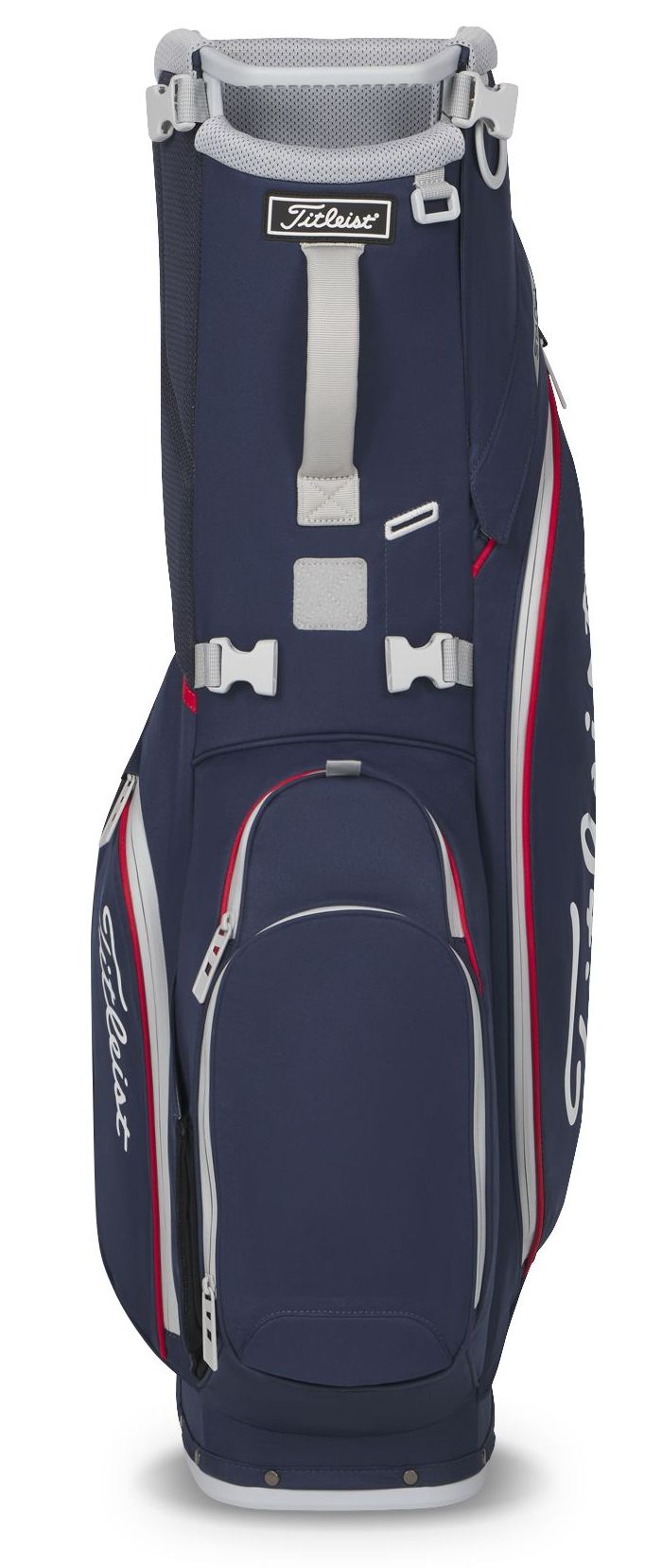 Titleist Players S4 StaDry, Navy, Red, White, nepromokavý golfový bag na nošení