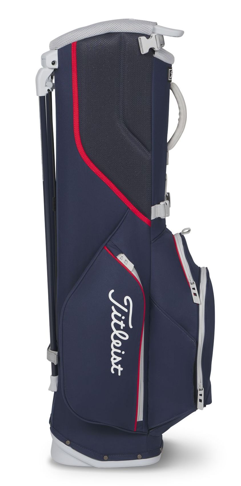 Titleist Players S4 StaDry, Navy, Red, White, nepromokavý golfový bag na nošení