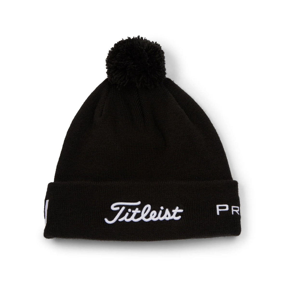 Titleist Tour Pom Pom, černo bílá zimní čepice