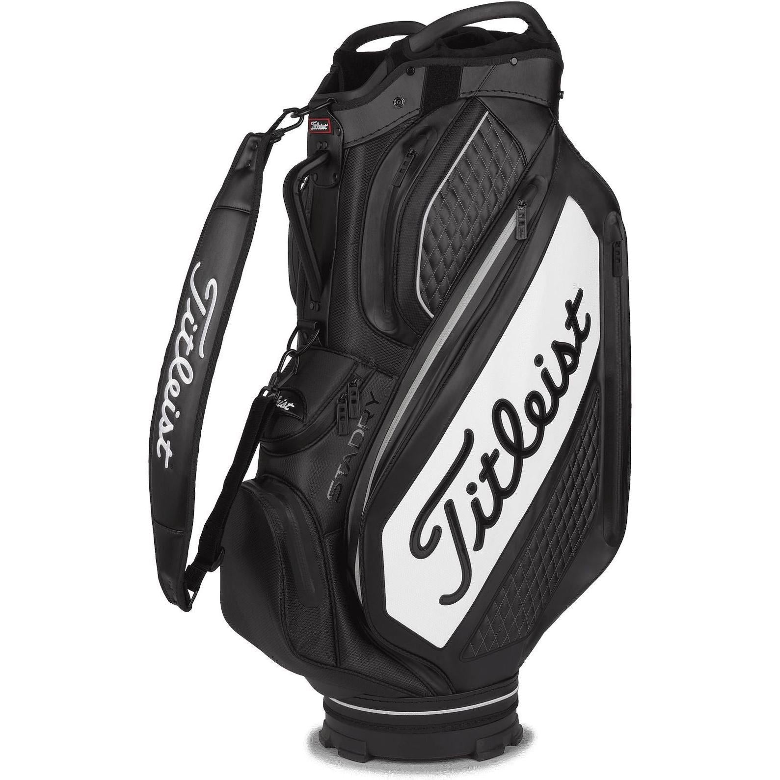 Titleist Tour Premium Cart StaDry, Black, White