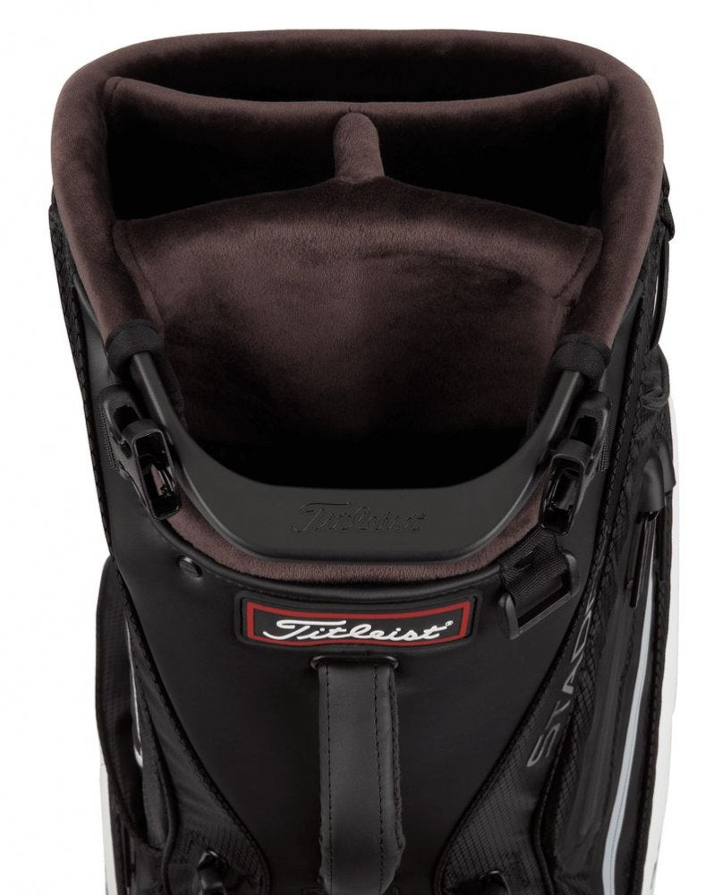 Titleist Tour Premium StaDry, Black, White, golfový bag na nošení