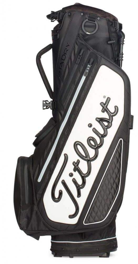 Titleist Tour Premium StaDry, Black, White, golfový bag na nošení