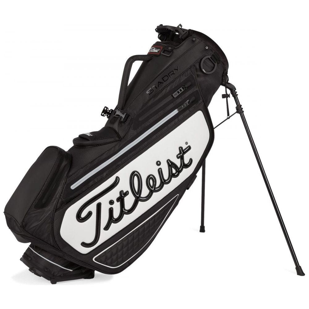Titleist Tour Premium StaDry, Black, White, golfový bag na nošení
