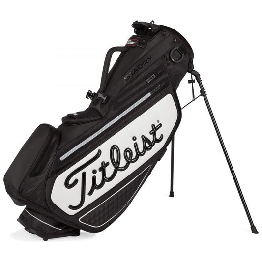 Titleist Tour Premium StaDry, Black, White, golfový bag na nošení