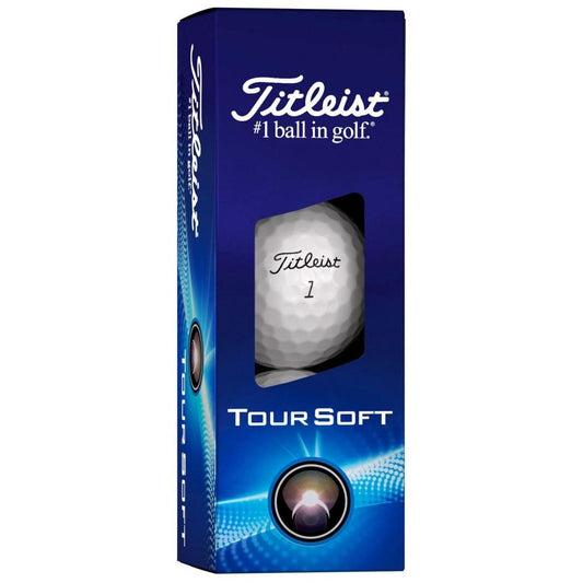 Titleist Tour Soft 2024, bílé golfové míčky