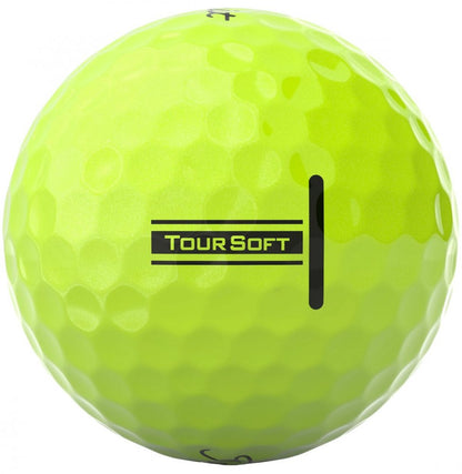 Titleist Tour Soft, žluté, 3 míčky (2024) Titleist
