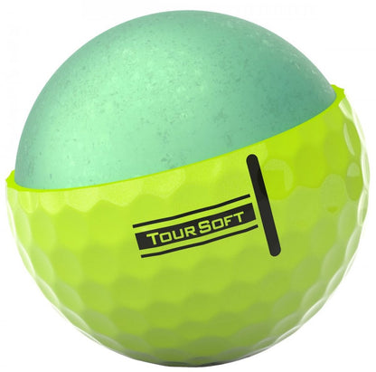 Titleist Tour Soft, žluté, 3 míčky (2024) Titleist