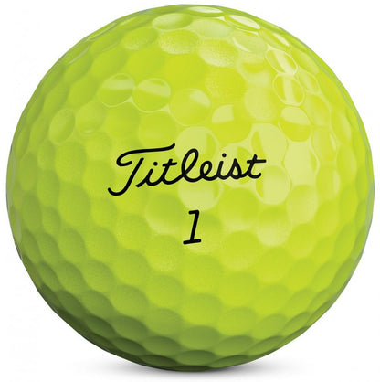Titleist Tour Speed, žluté golfové míčky