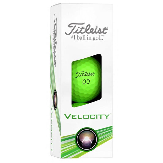 Titleist Velocity 2024, zelené golfové míčky