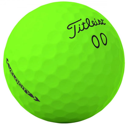 Titleist Velocity 2024, zelené golfové míčky