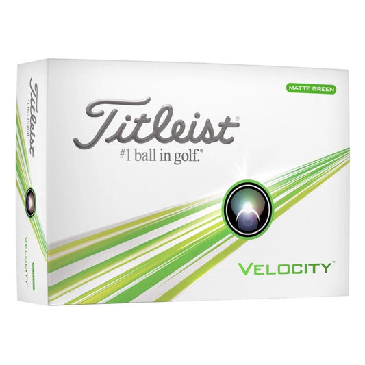 Titleist Velocity 2024, zelené golfové míčky