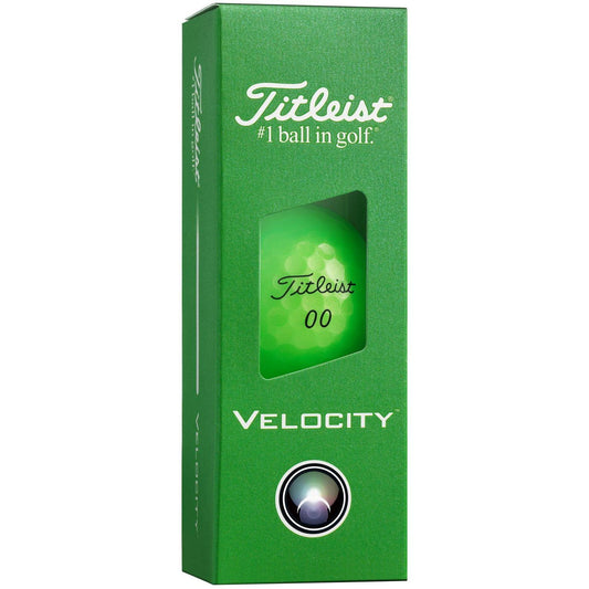 Titleist Velocity 2026, zelené golfové míčky