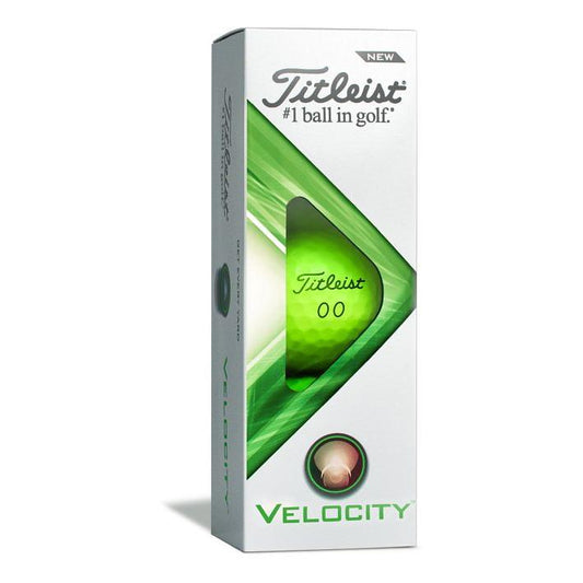 Titleist Velocity, zelené golfové míčky