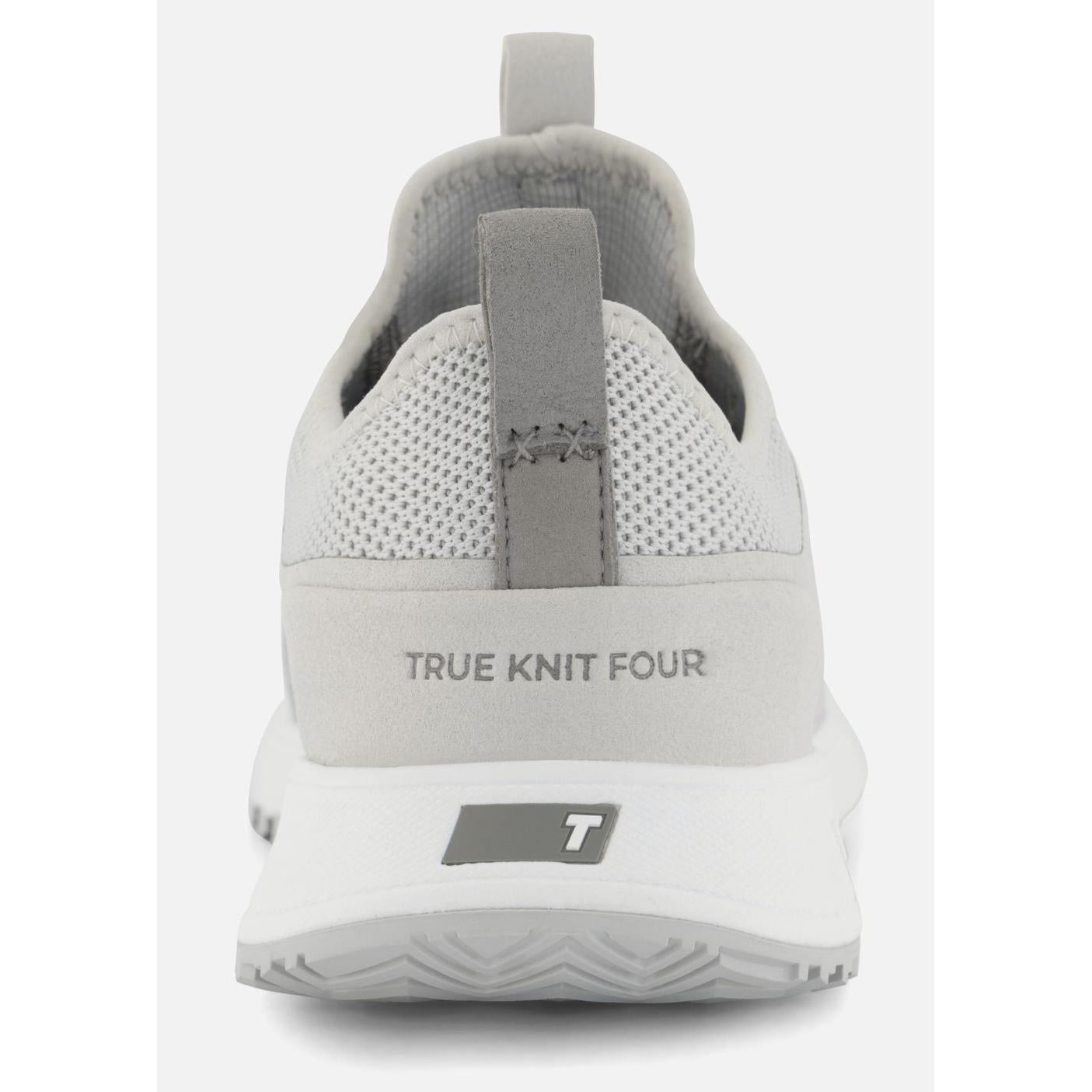 True All Day Knit Four, Grey Day, šedé pánské golfové boty, bezspikové