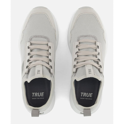 True All Day Knit Four, Grey Day, šedé pánské golfové boty, bezspikové