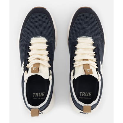 True All Day Knit Four, Varsity Navy, tmavě modré pánské golfové boty, bezspikové