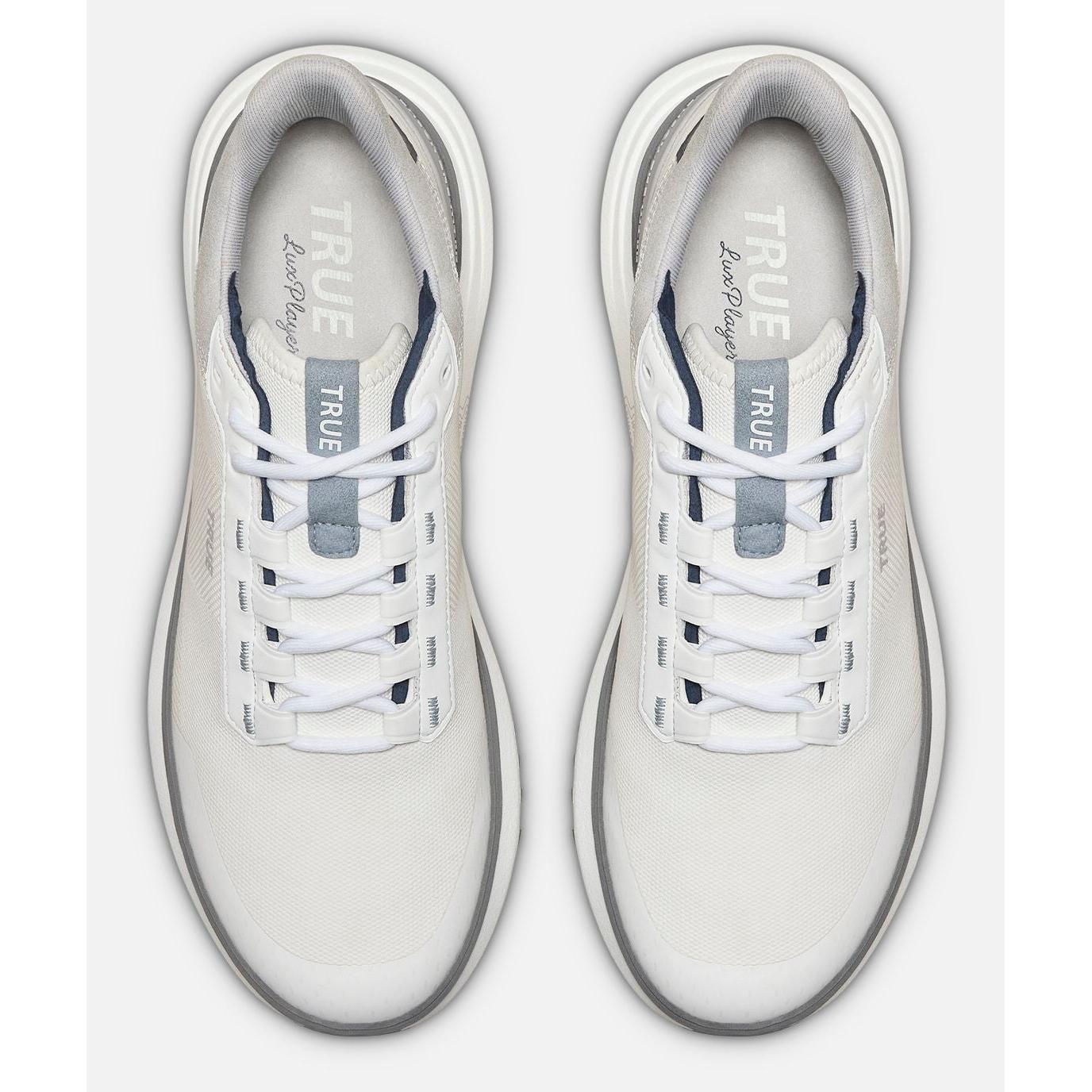 True Lux2 Player, Glacier White, bílé pánské golfové boty, se spiky
