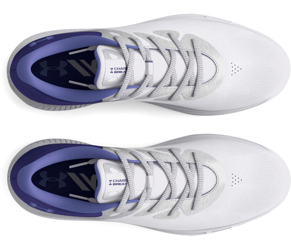Under Armour Charged Breathe 2 SL, White, Metalic Silver