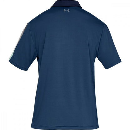 Under Armour Playoff Polo 2 Wedge, Petrol Blue, Pitch Gray