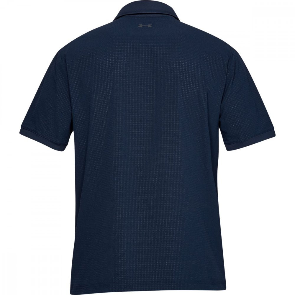 Under Armour Playoff Vented Polo, Academy, Pitch Gray