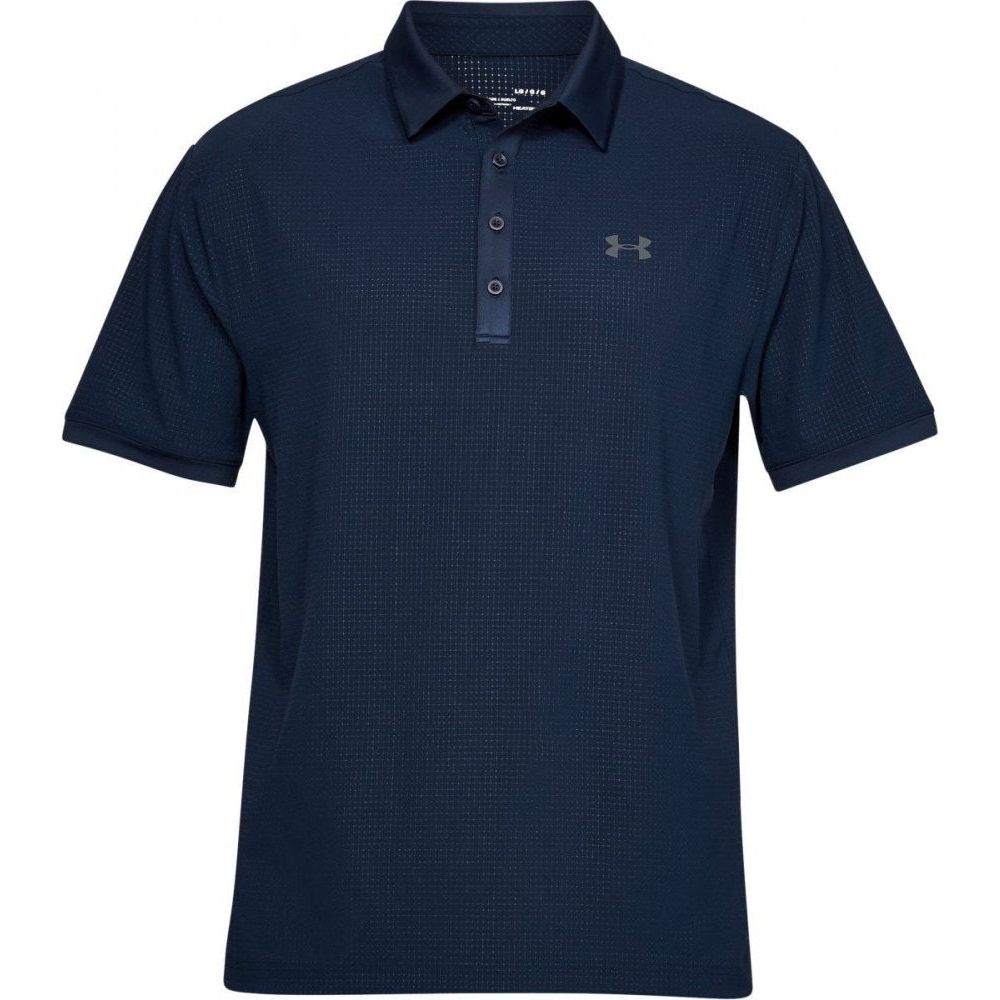 Under Armour Playoff Vented Polo, Academy, Pitch Gray