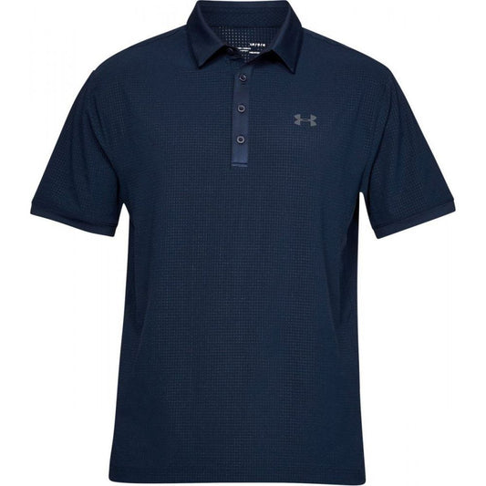 Under Armour Playoff Vented Polo, Academy, Pitch Gray