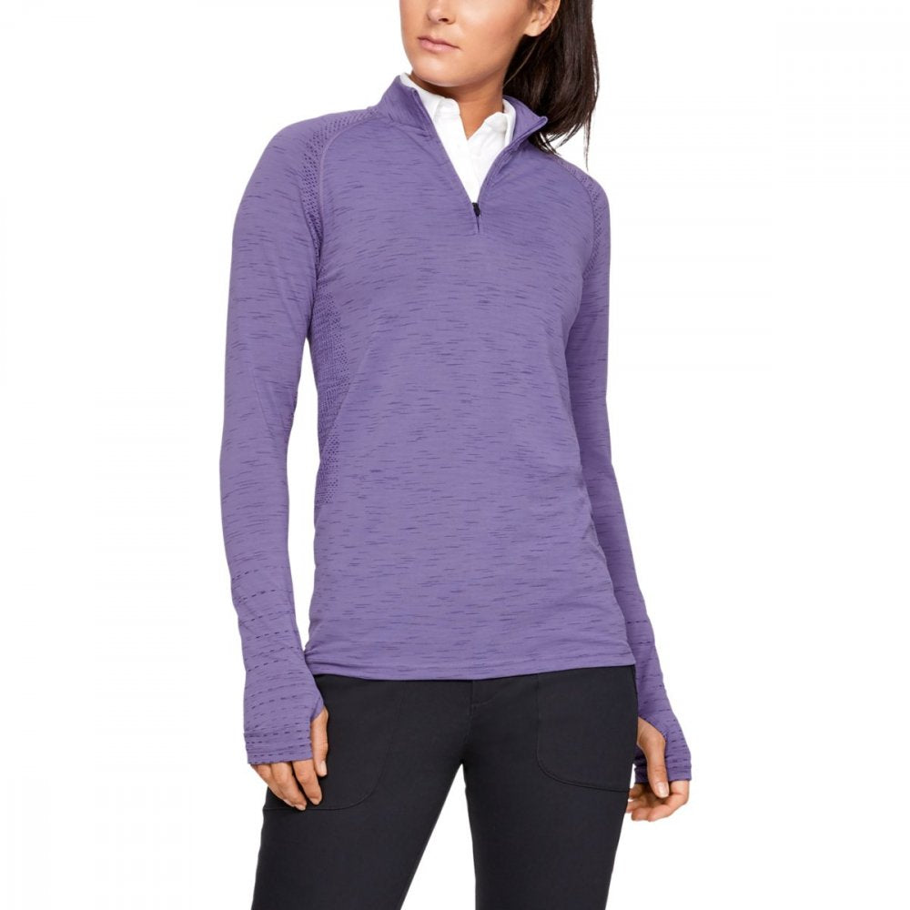 Under Armour Tour Tips 1/4 Zip, Purple Luxe