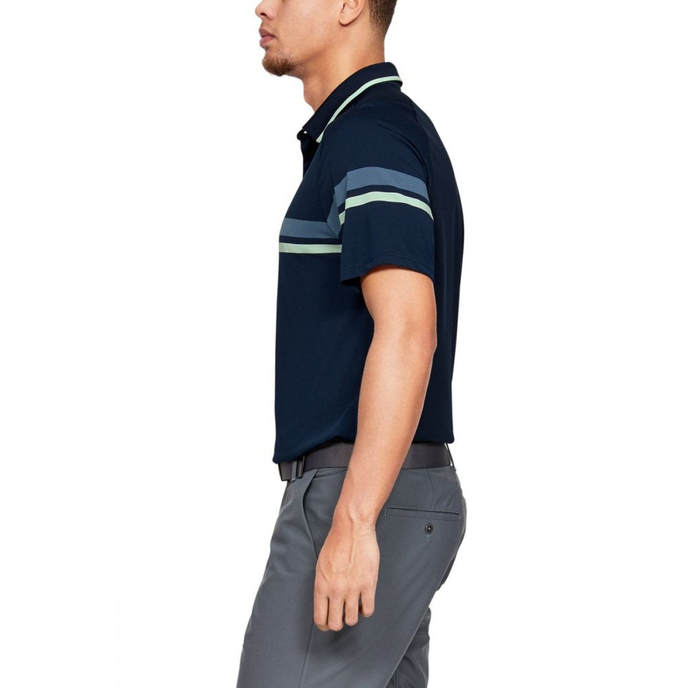 Under Armour Tour Tips Drive Polo, Academy, Pitch Gray
