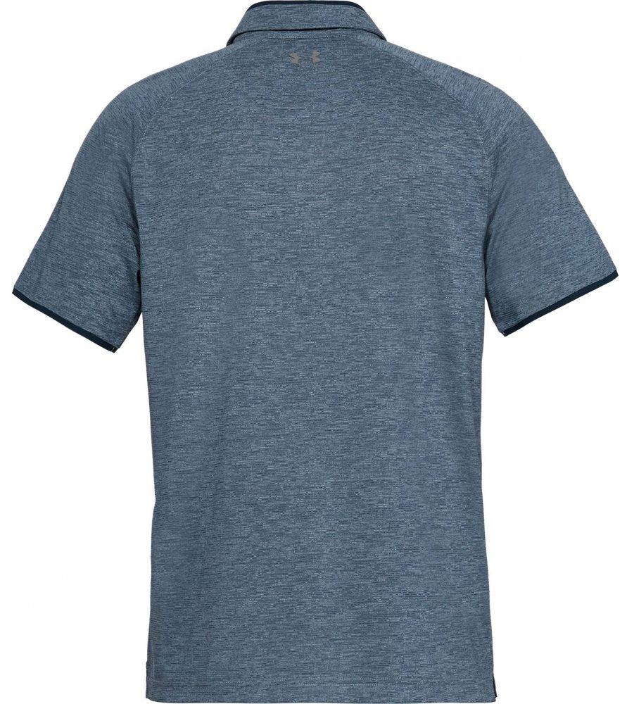 Under Armour Tour Tips Polo, Academy, Pitch Gray