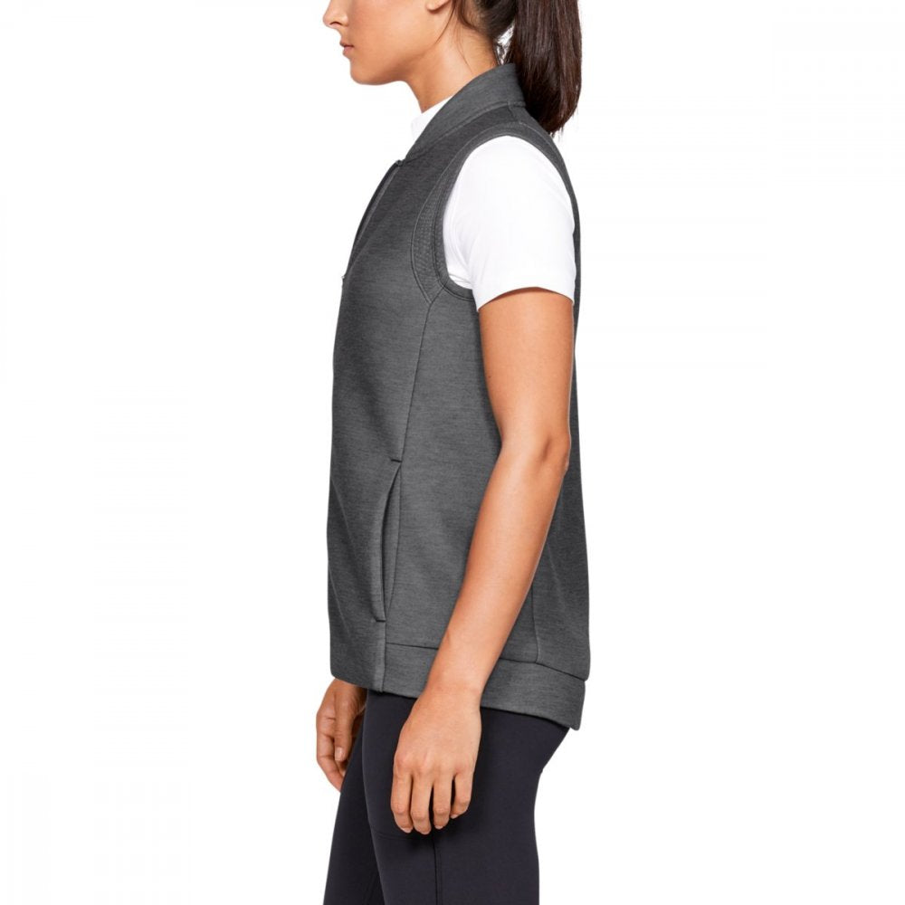 Under Armour Versa Vest, Black, Full Heather