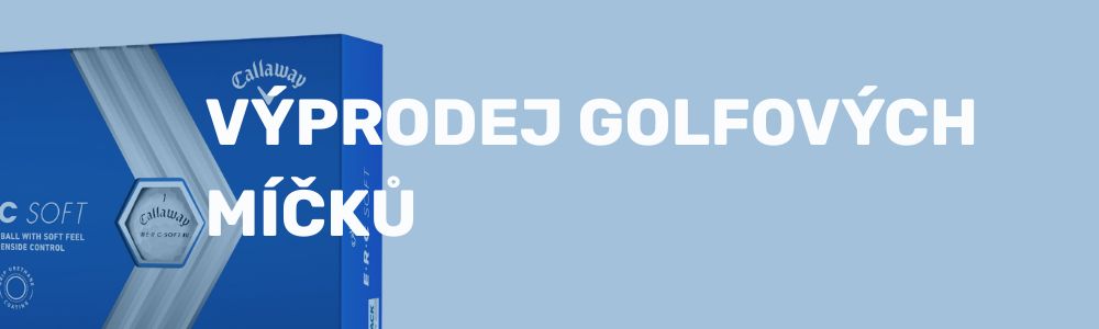 Výprodej golfových míčků