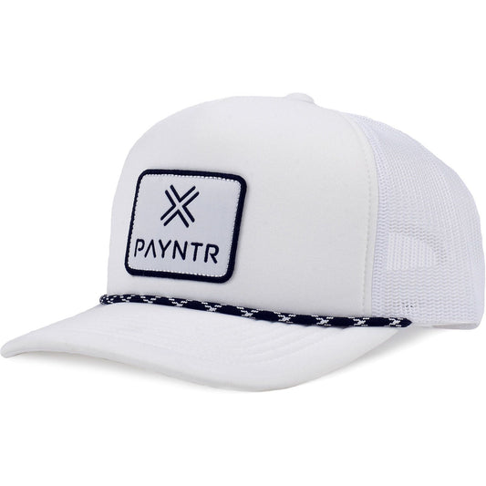 Payntr Rope X Flex Fit, weiße Herren Golfkappe