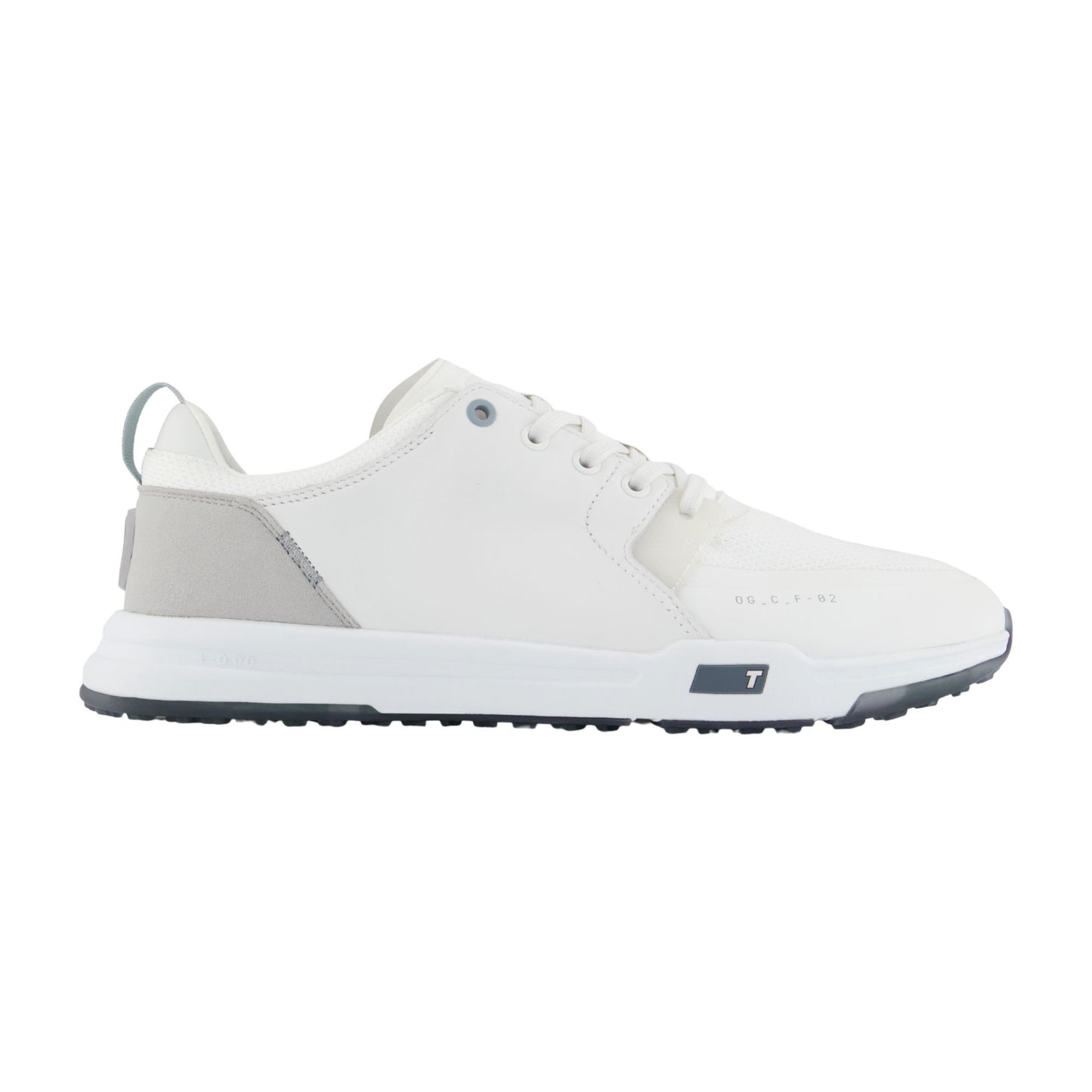 True OG Cush, Glacier, bílé barefoot pánské golfové boty, bez spikové