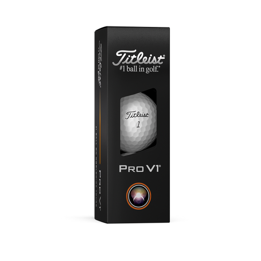 Titleist PRO V1 2025, bílé golfové míčky