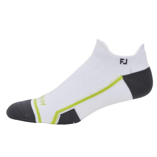 FootJoy Tech D.R.Y Roll Tab, weiße Herren Golf-Socken