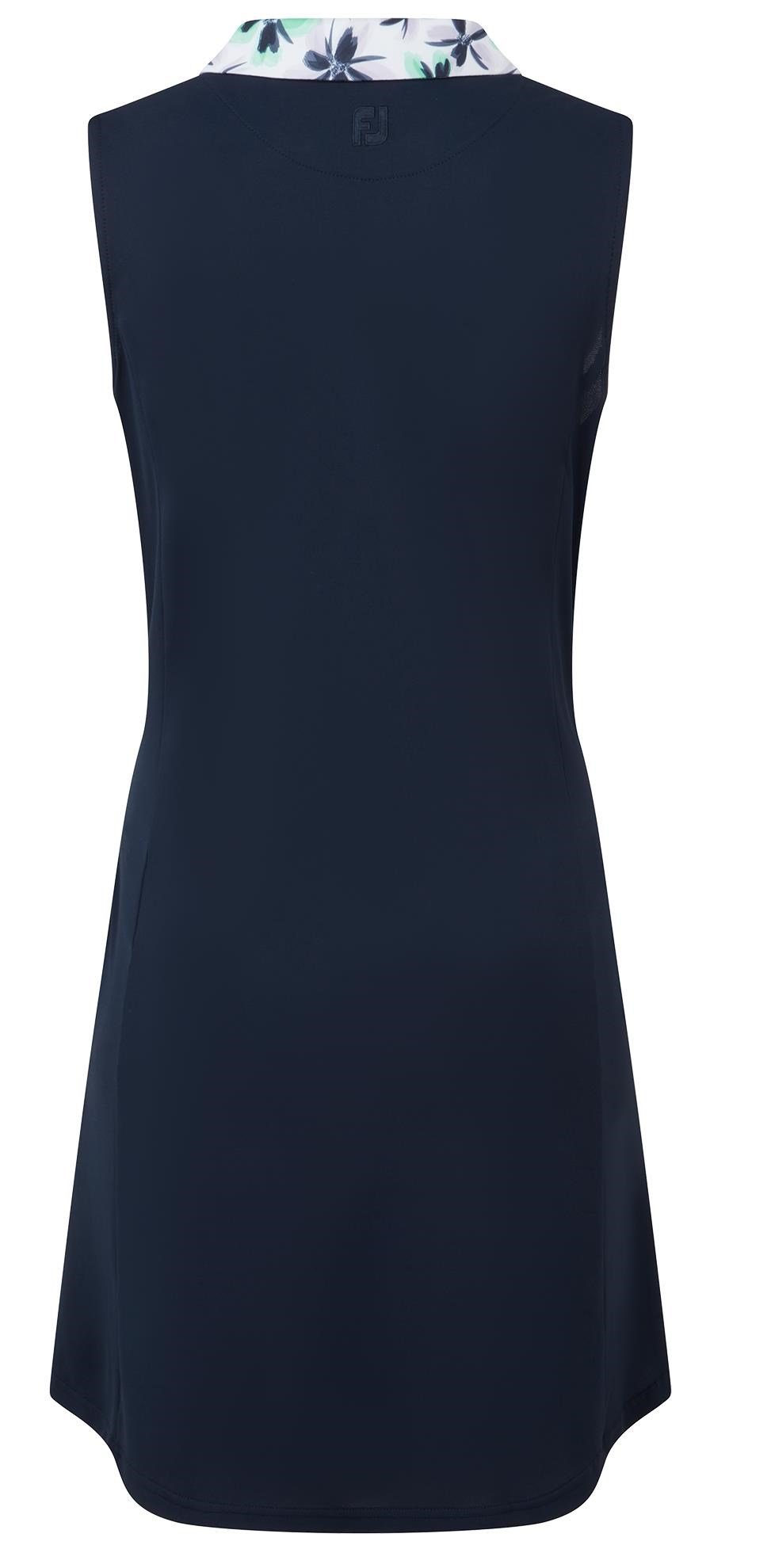 FootJoy Dress Floral Trim, Navy, dámské golfové šaty