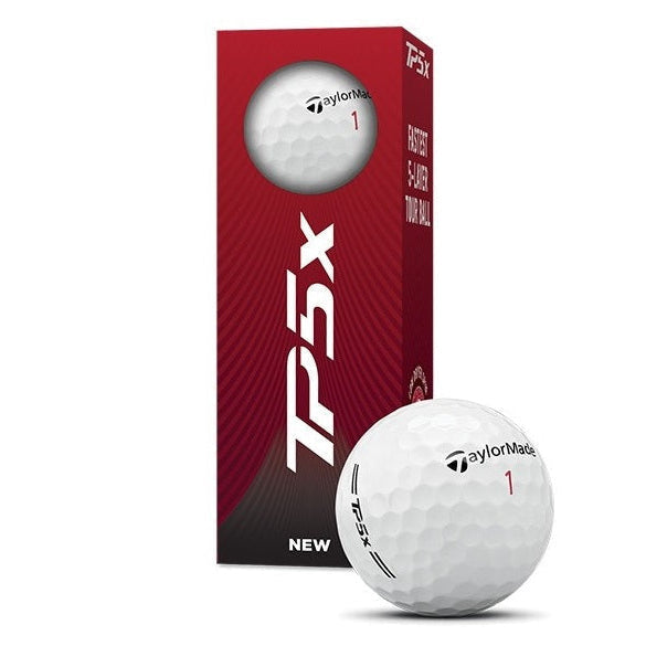 TaylorMade TP5x 2026, bílé golfové míčky