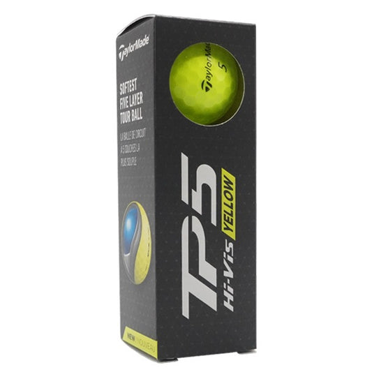 TaylorMade TP5 2024, žluté golfové míčky