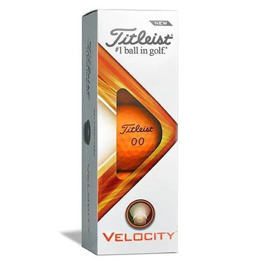 Titleist Velocity, orange golf balls