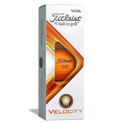 Titleist Velocity, orange golf balls